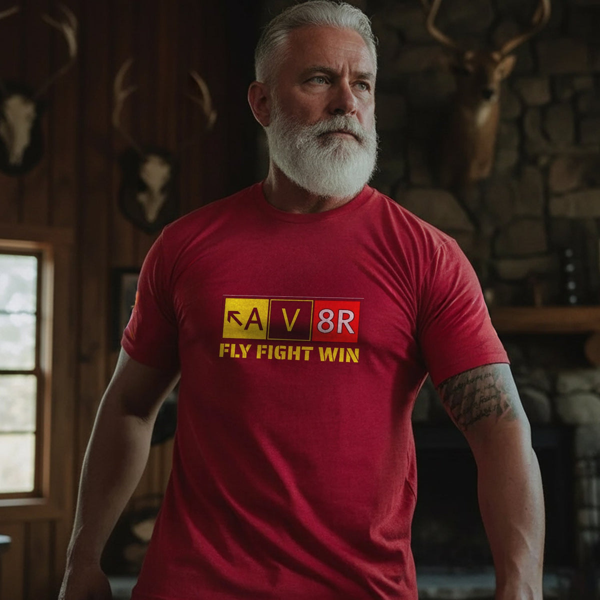 Aviation Pilot AV8R Aviator Fly Fight Win T-Shirt product image 5