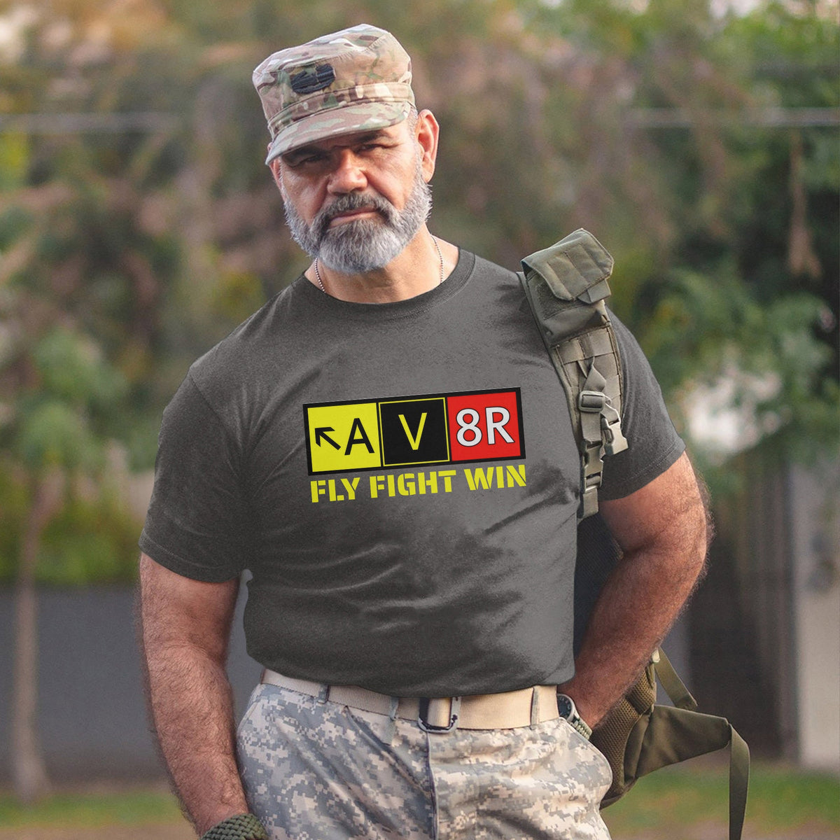 Aviation Pilot AV8R Aviator Fly Fight Win T-Shirt product image 11