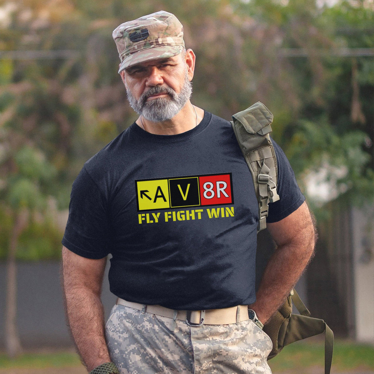 Aviation Pilot AV8R Aviator Fly Fight Win T-Shirt product image 10