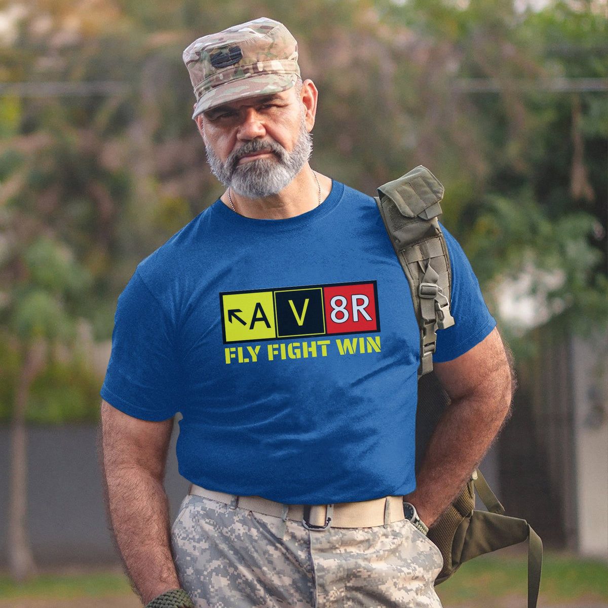 Aviation Pilot AV8R Aviator Fly Fight Win T-Shirt product image 6