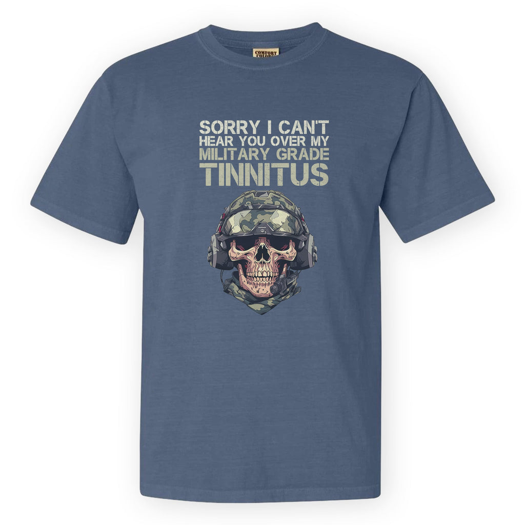 Can’t Hear You Military Tinnitus Comfort Colors T-Shirt product image 7