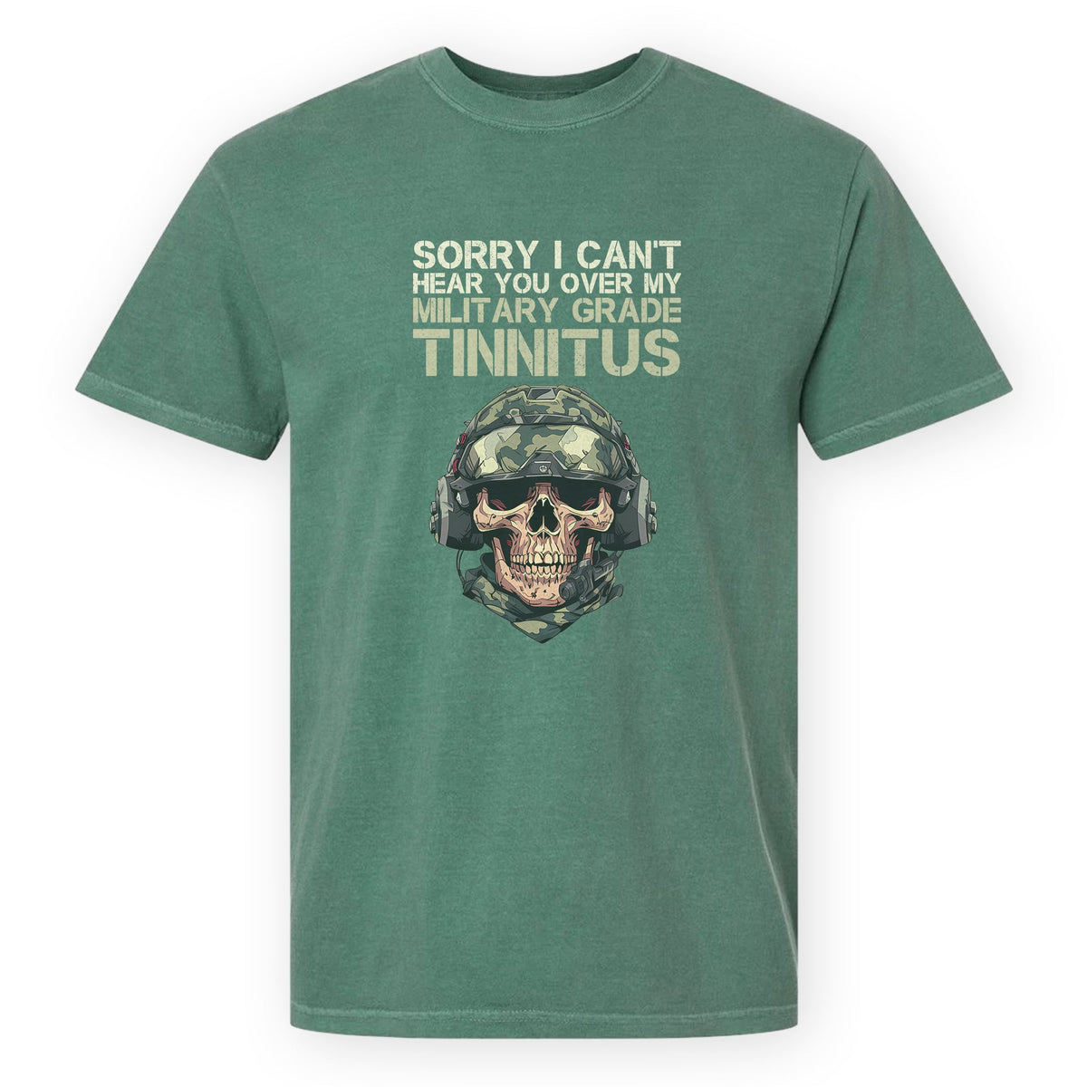 Can’t Hear You Military Tinnitus Comfort Colors T-Shirt product image 15