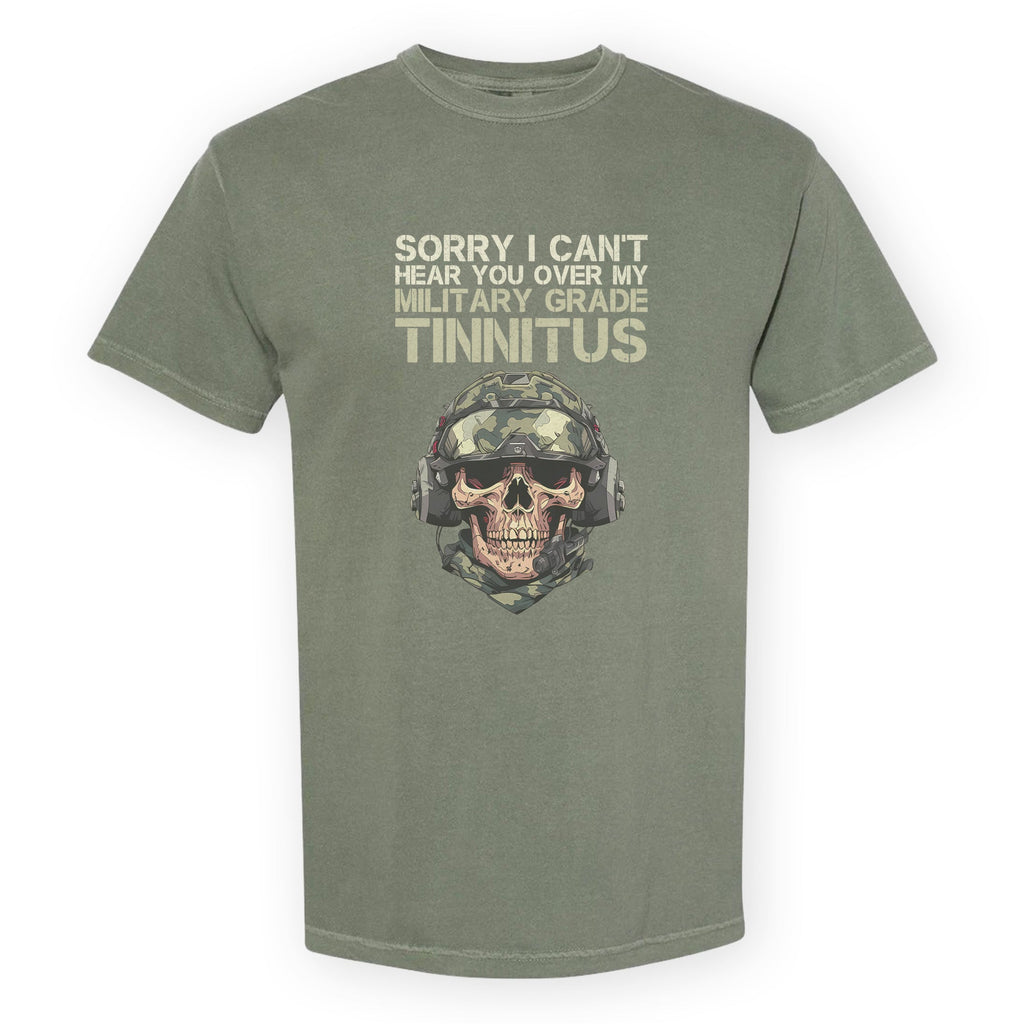 Can’t Hear You Military Tinnitus Comfort Colors T-Shirt product image 8