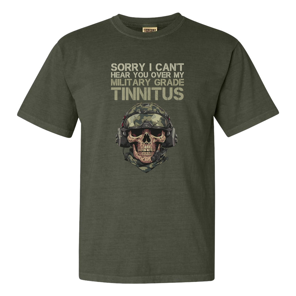 Can’t Hear You Military Tinnitus Comfort Colors T-Shirt product image 12