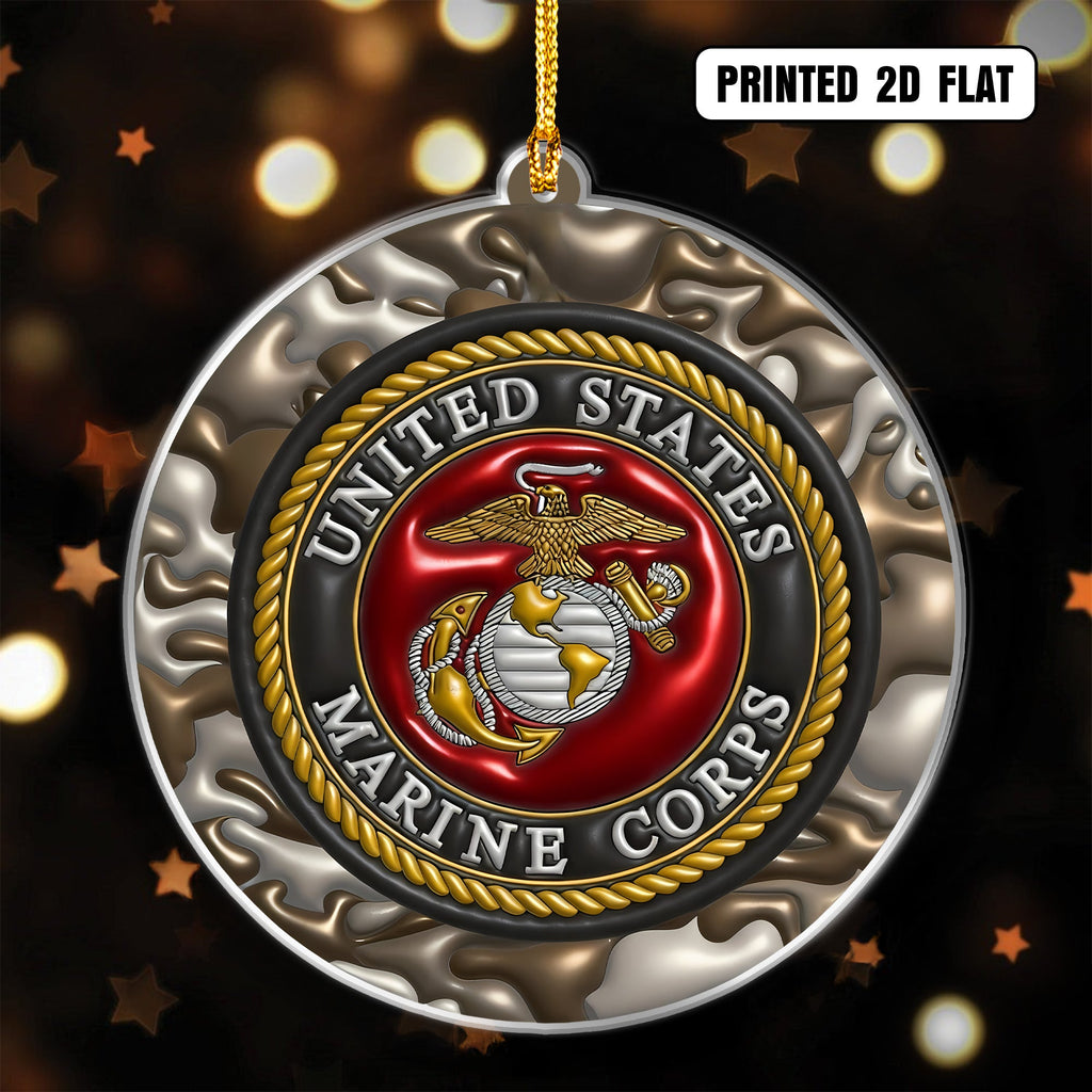 Patriotic Veteran Branch Ornament