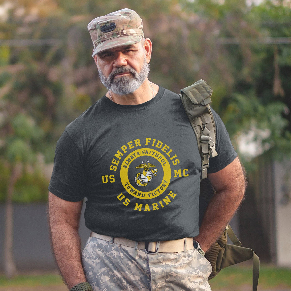 Semper Fidelis USMC Always Faithful Toward T-Shirt product image 9