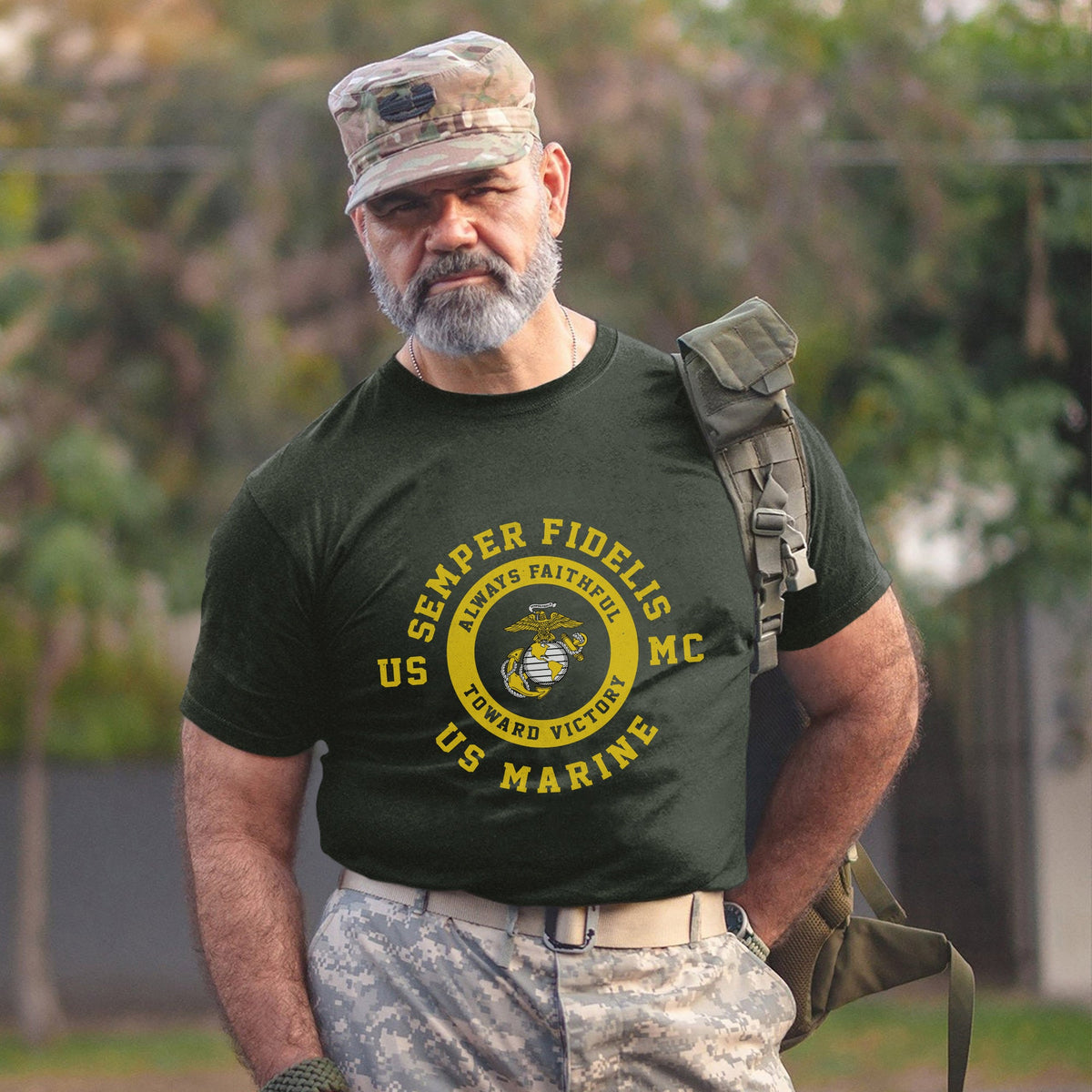 Semper Fidelis USMC Always Faithful Toward T-Shirt product image 13