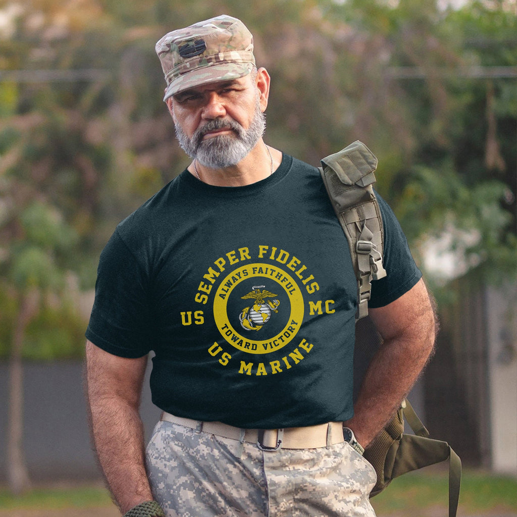 Semper Fidelis USMC Always Faithful Toward T-Shirt product image 14