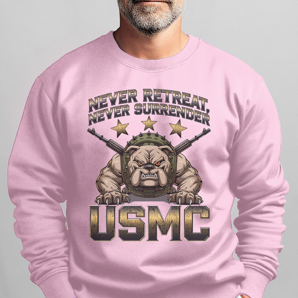 Bulldog Never Retreat Surrender Sweatshirt product image 10