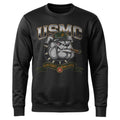 USMC American Bulldog Bite First Bark Sweatshirt product image 1
