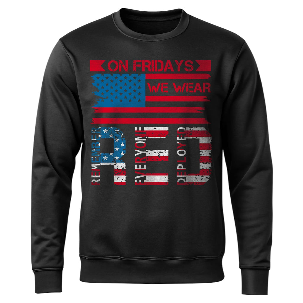 On Fridays We Wear Red Remember Sweatshirt product image 1