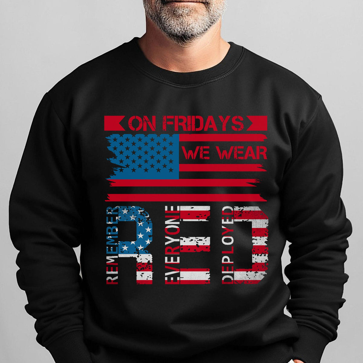 On Fridays We Wear Red Remember Sweatshirt product image 7