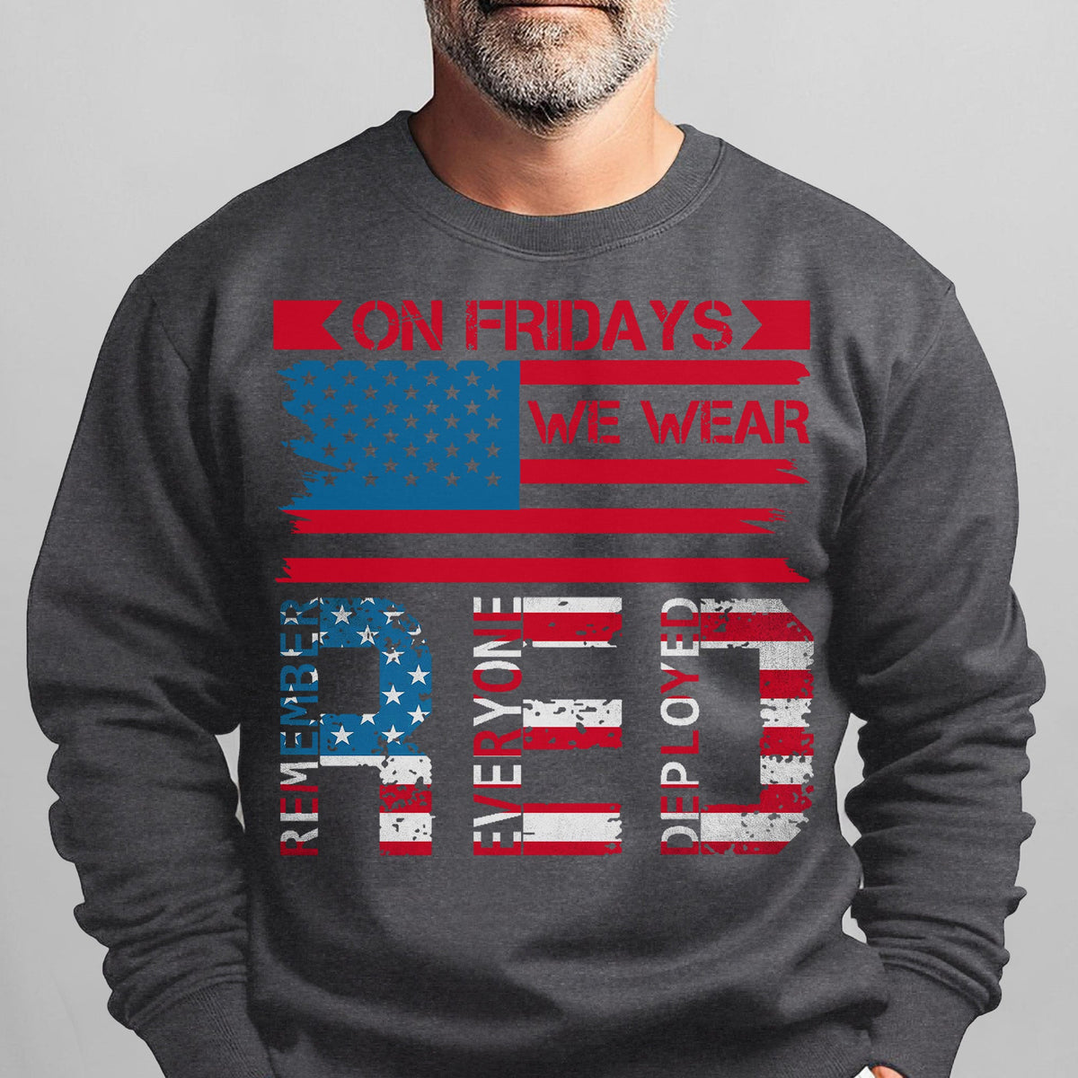 On Fridays We Wear Red Remember Sweatshirt product image 8