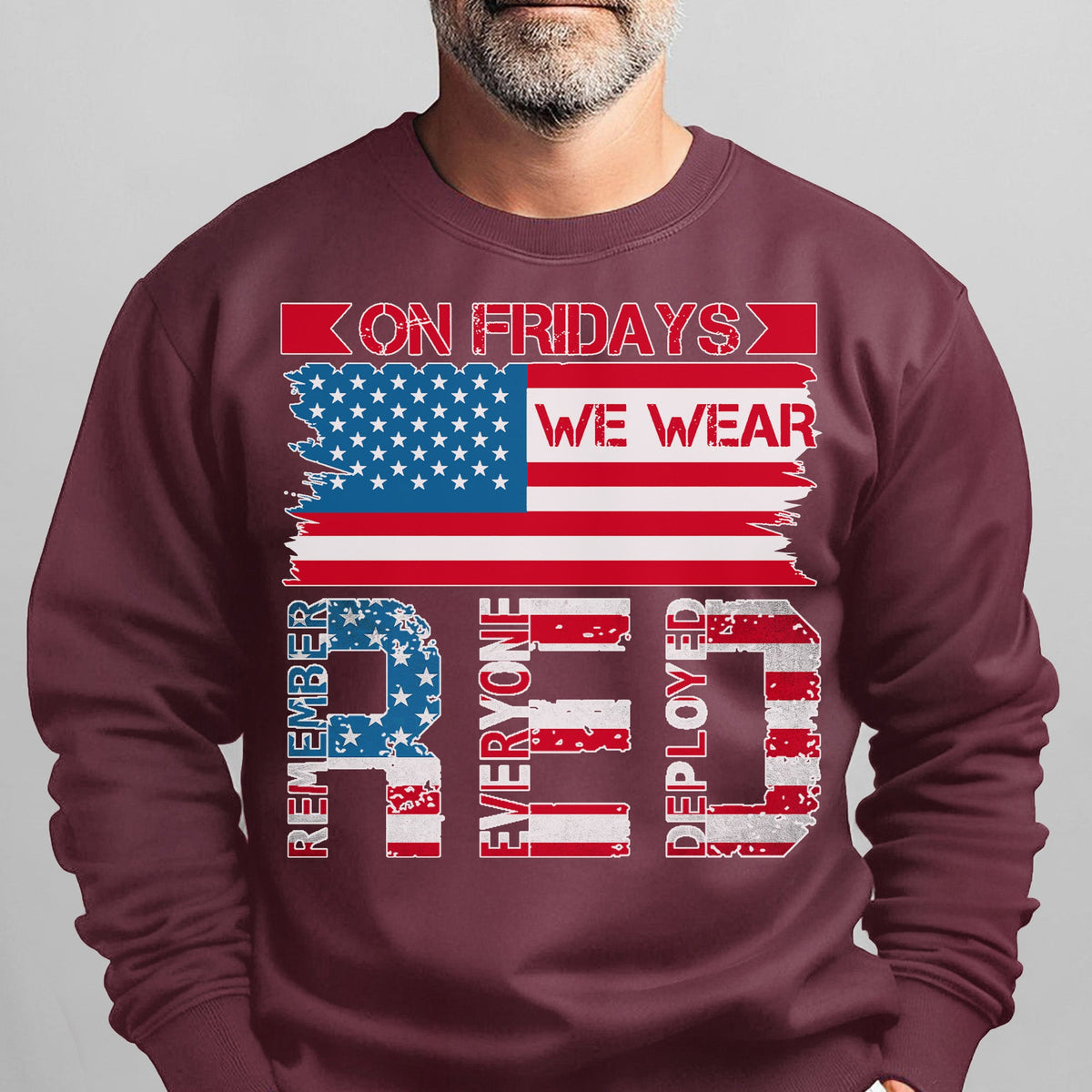 On Fridays We Wear Red Remember Sweatshirt product image 14