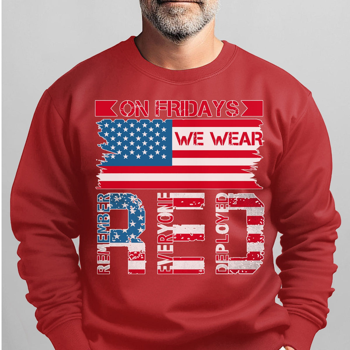 On Fridays We Wear Red Remember Sweatshirt product image 15