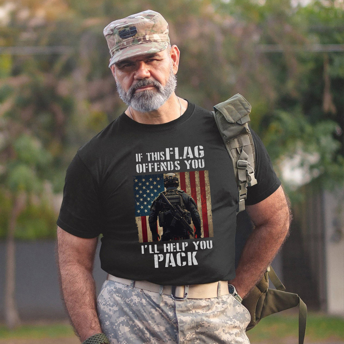If This Flag Offends You I’ll Help Pack T-Shirt product image 16