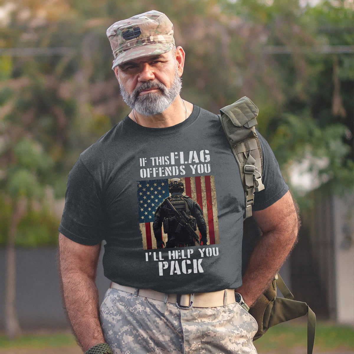 If This Flag Offends You I’ll Help Pack T-Shirt product image 14