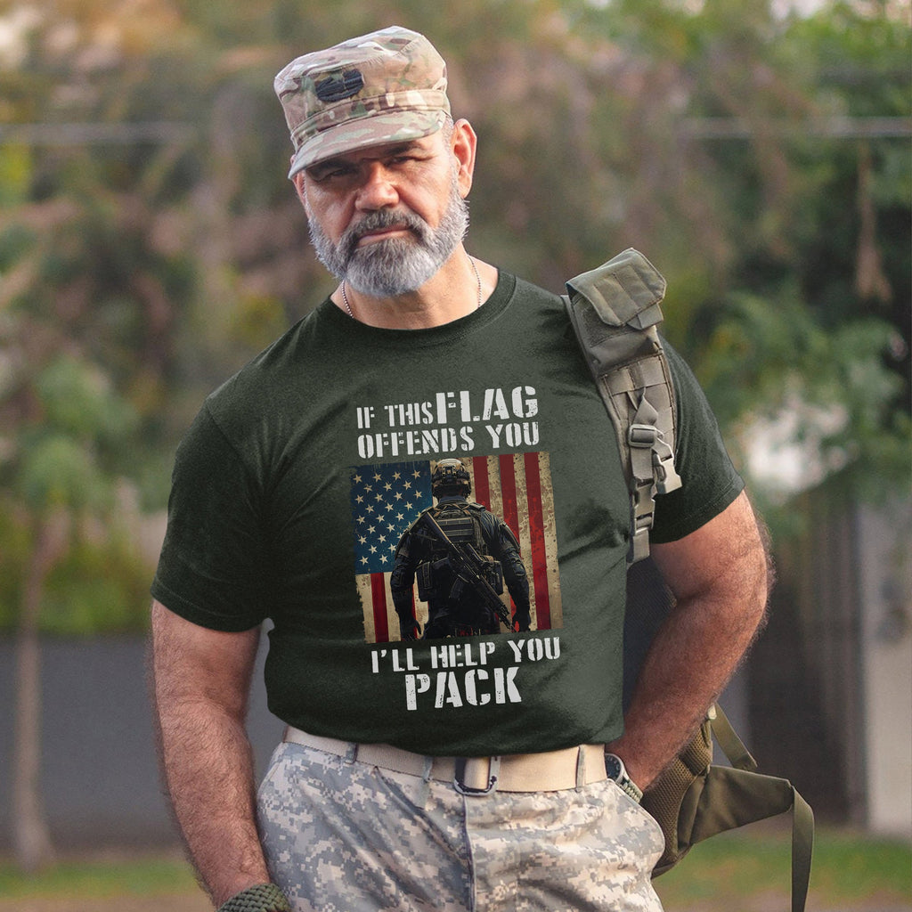 If This Flag Offends You I’ll Help Pack T-Shirt product image 8