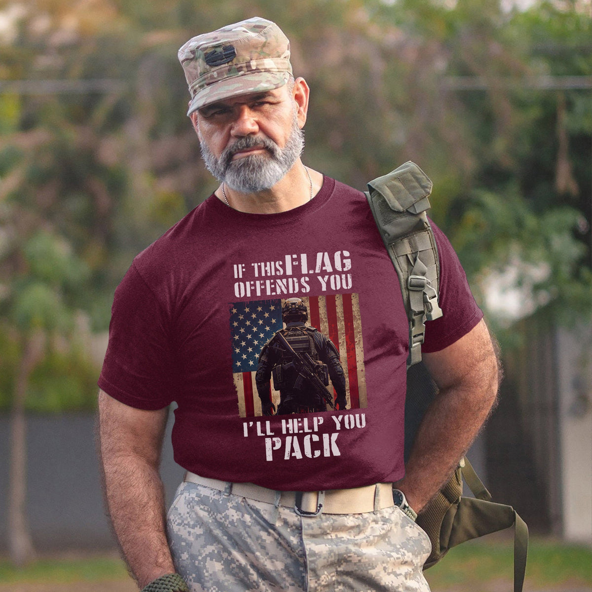 If This Flag Offends You I’ll Help Pack T-Shirt product image 12