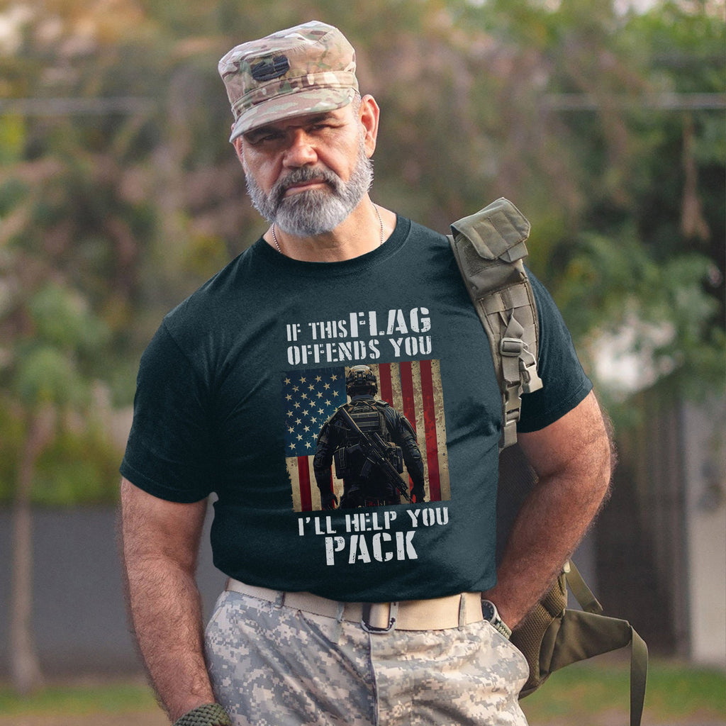 If This Flag Offends You I’ll Help Pack T-Shirt product image 9