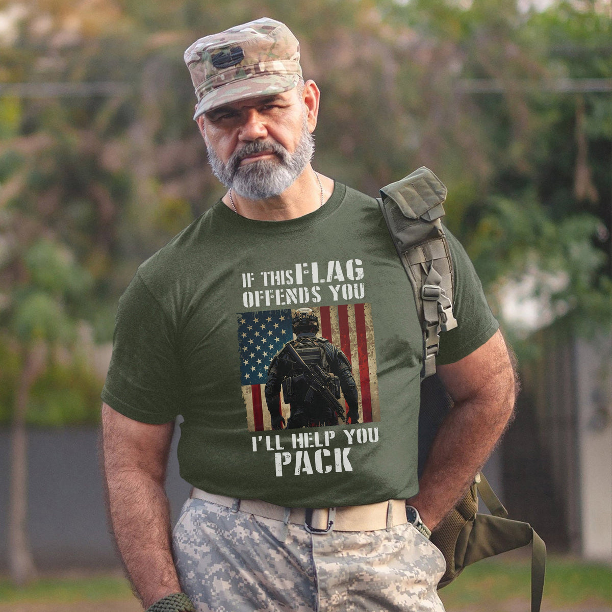 If This Flag Offends You I’ll Help Pack T-Shirt product image 7