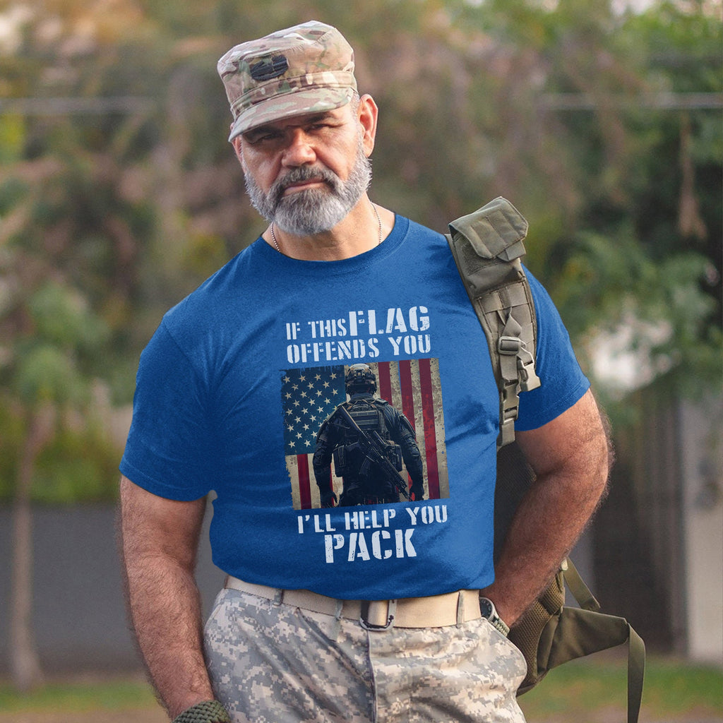If This Flag Offends You I’ll Help Pack T-Shirt product image 11