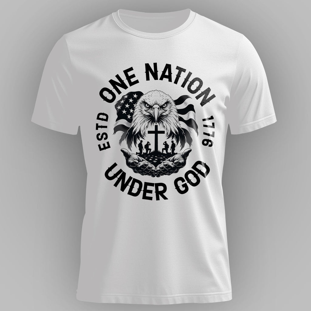 One Nation Under God with Eagle Jesus T-Shirt product image 1