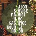 Veteran Pride Tribute Ornament