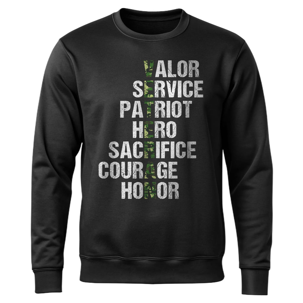 Valor Service Hero Sacrifice Courage Sweatshirt product image 1