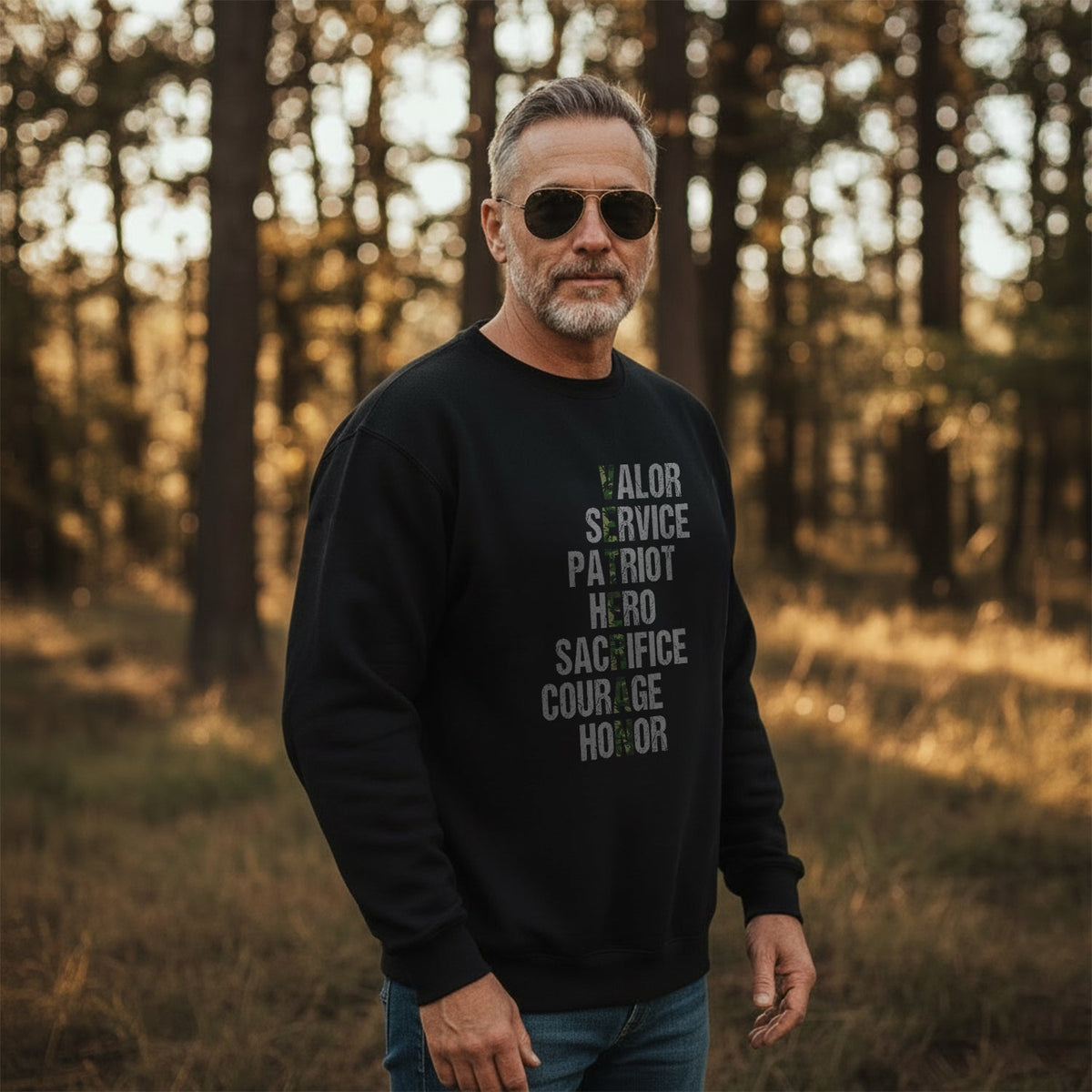 Valor Service Hero Sacrifice Courage Sweatshirt product image 3