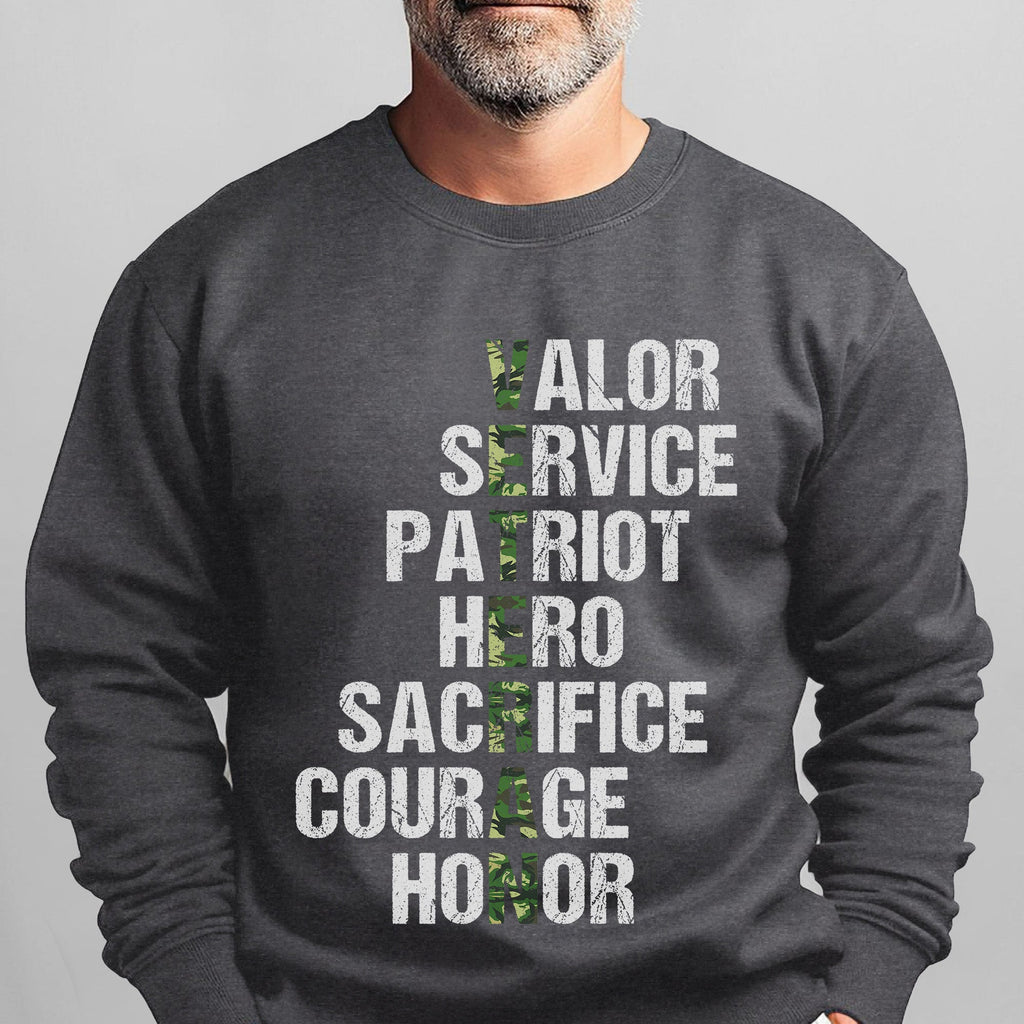 Valor Service Hero Sacrifice Courage Sweatshirt product image 7