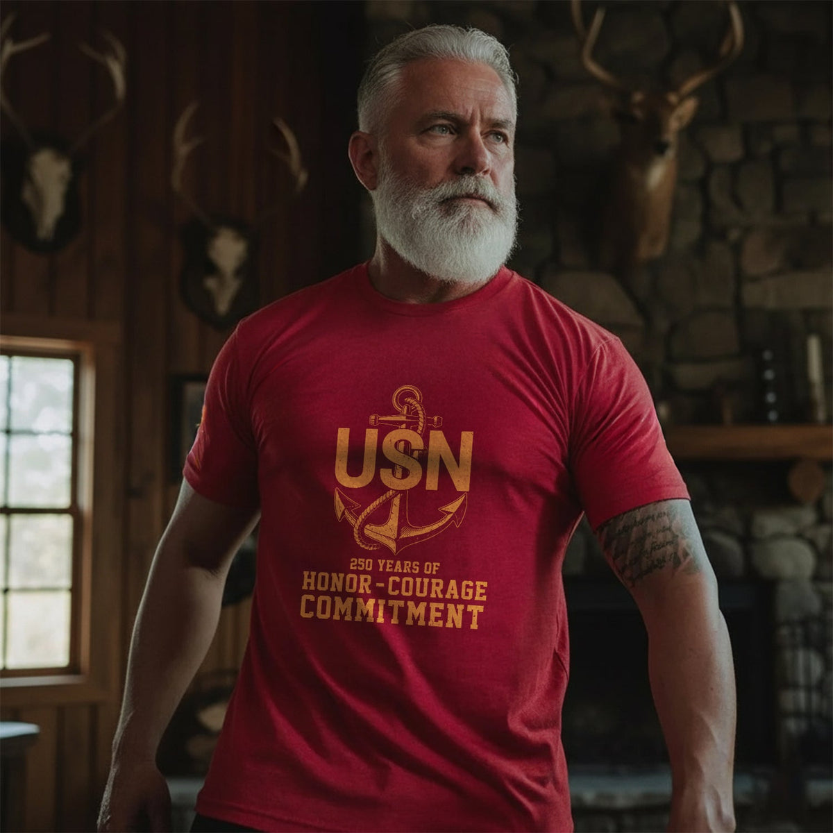 250 Years of U.S. Navy Honor T-Shirt product image 2