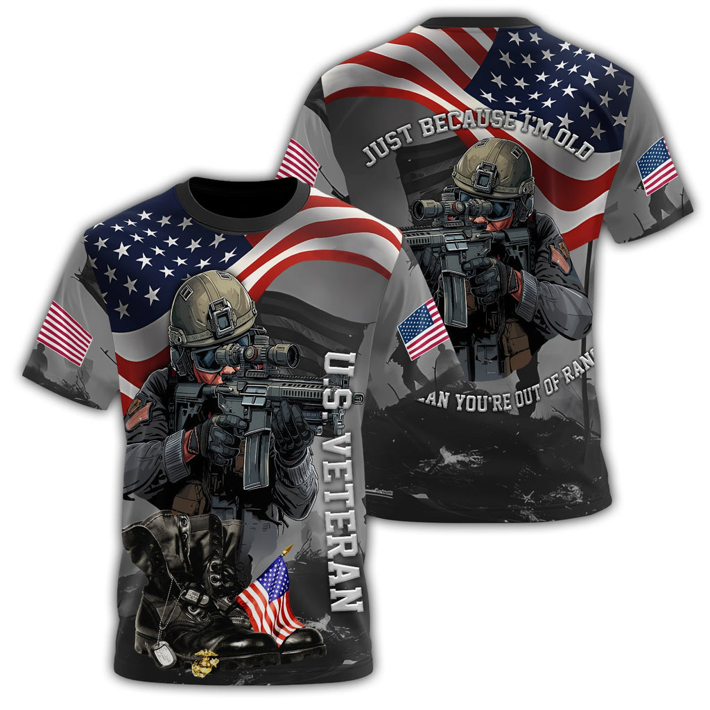 U.S. Sniper I’m Old Doesn’t All-over Print T-Shirt product image 1