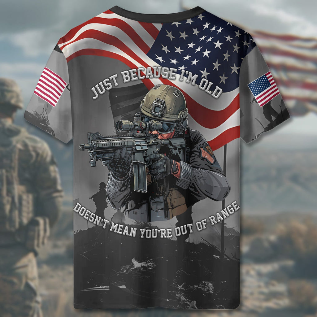 U.S. Sniper I’m Old Doesn’t All-over Print T-Shirt product image 6