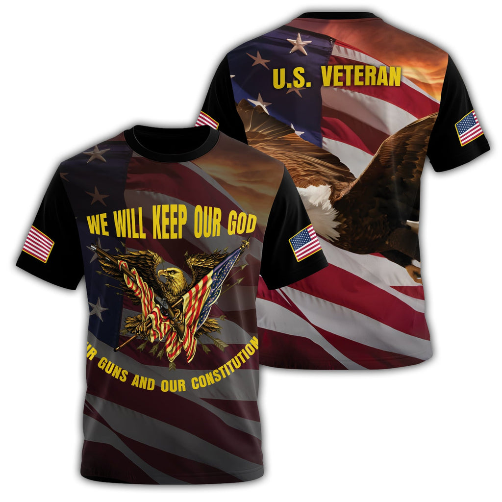 We Will Keep Our God Guns All-over Print T-Shirt product image 1