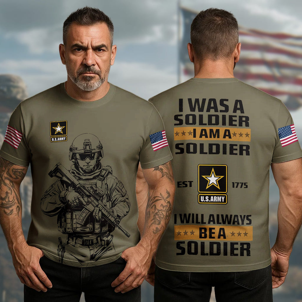 I Was a Soldier Will Always Be a All-over Print product image 1