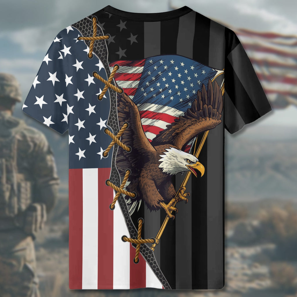 America Remember Honor All-over Print T-Shirt product image 5