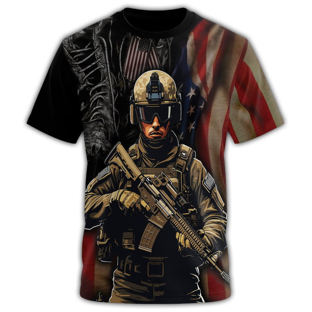 I Prefer Peace If Trouble All-over Print T-Shirt product image 2