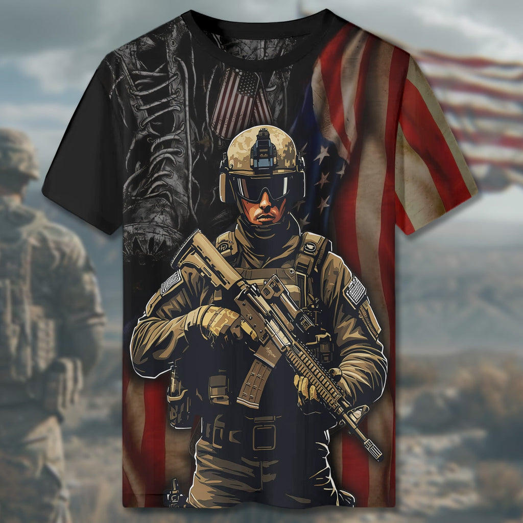 I Prefer Peace If Trouble All-over Print T-Shirt product image 4