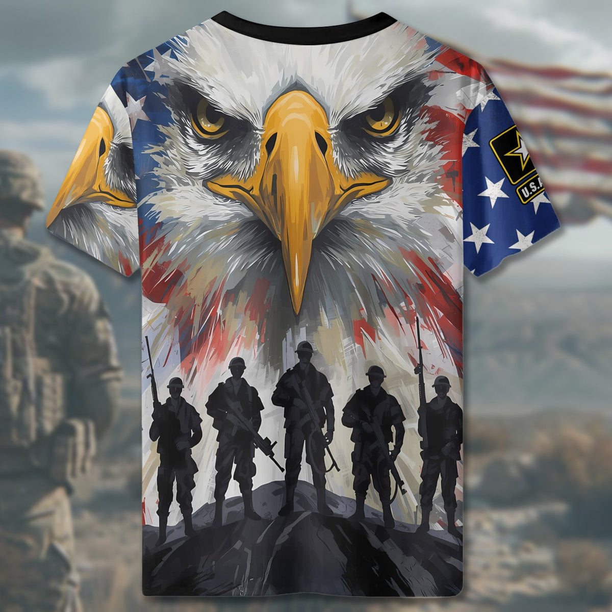 U.S. Army This We’ll Defend All-over Print T-Shirt product image 8