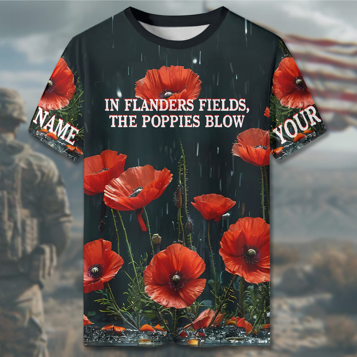 In Flanders All-over Print Personalized T-Shirt product image 4