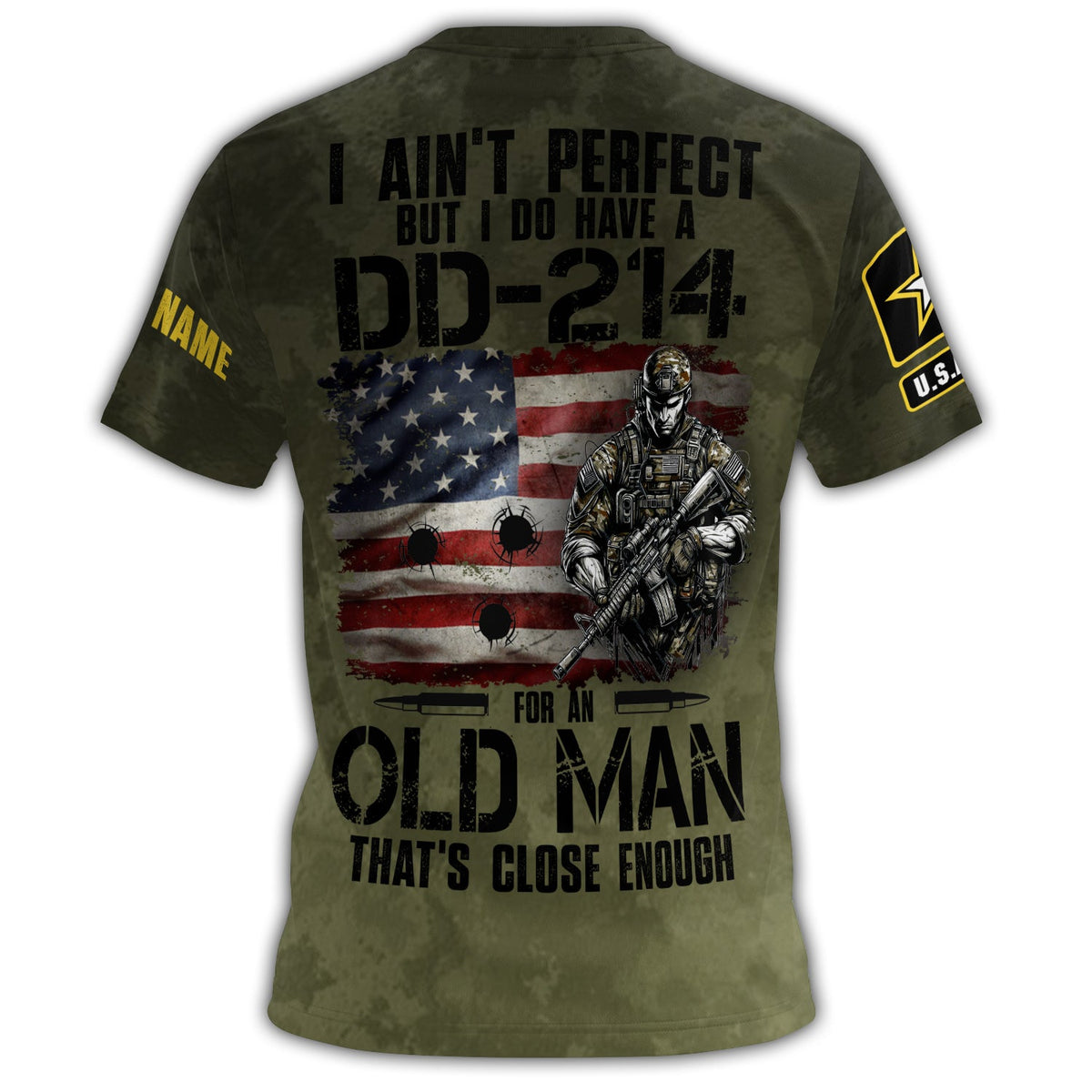U.S. Army I Ain’t Perfect But I’ve Got a DD-214 All-over product image 3