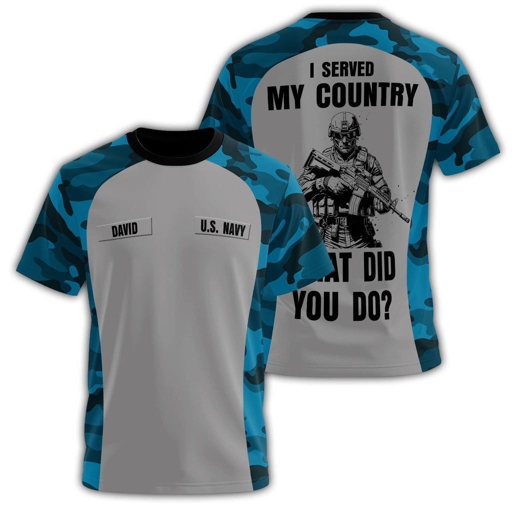 U.S. Navy I Served My Country What Did You Do? All-over product image 1