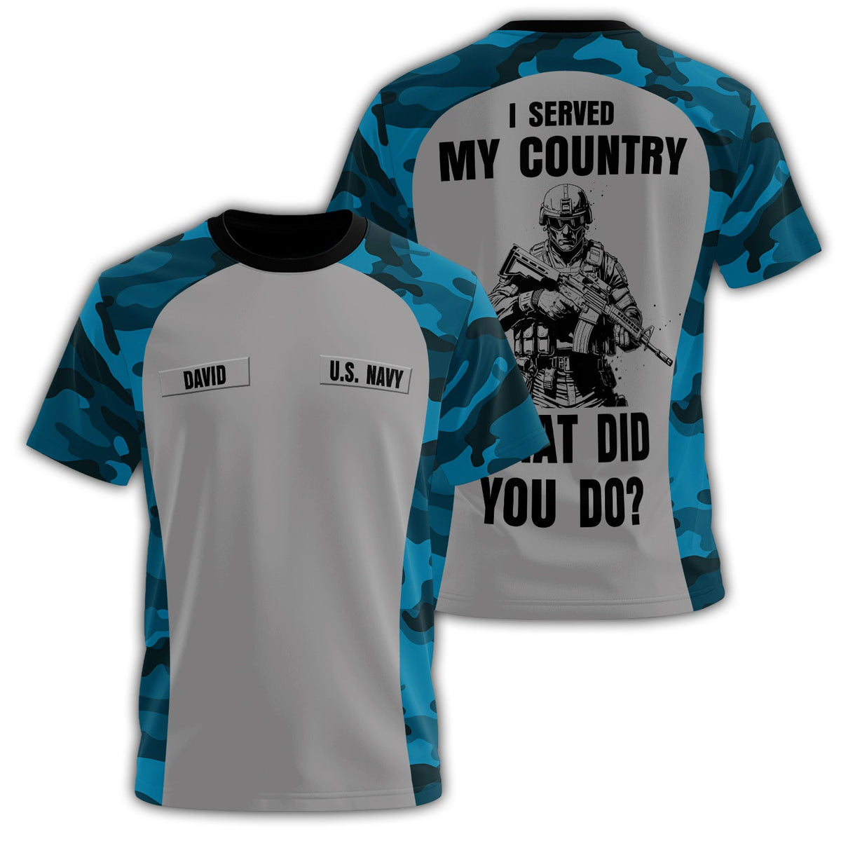 U.S. Navy I Served My Country What Did You Do? All-over product image 1