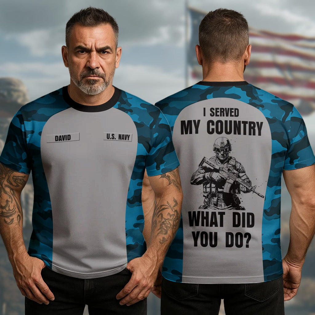 U.S. Navy I Served My Country What Did You Do? All-over product image 10