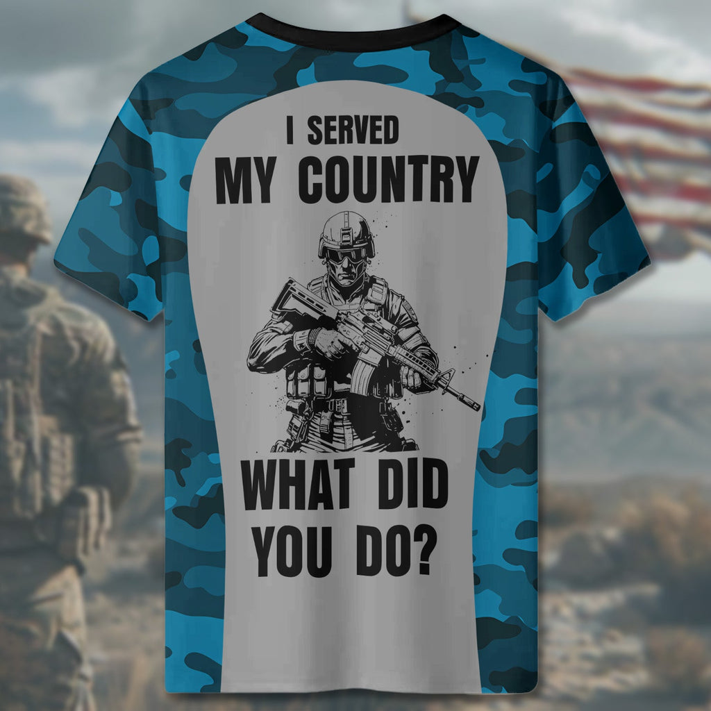 U.S. Navy I Served My Country What Did You Do? All-over product image 5