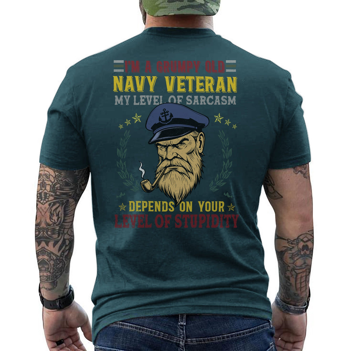 I'm a Grumpy Old Navy Veteran My Level of Sarcasm Depends product image 8