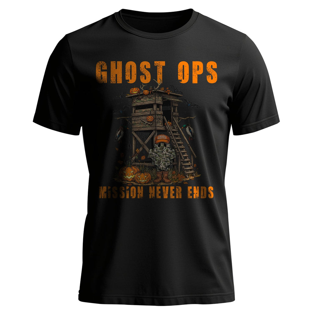 Ghost Ops Mission Never Ends Veteran T-Shirt product image 1