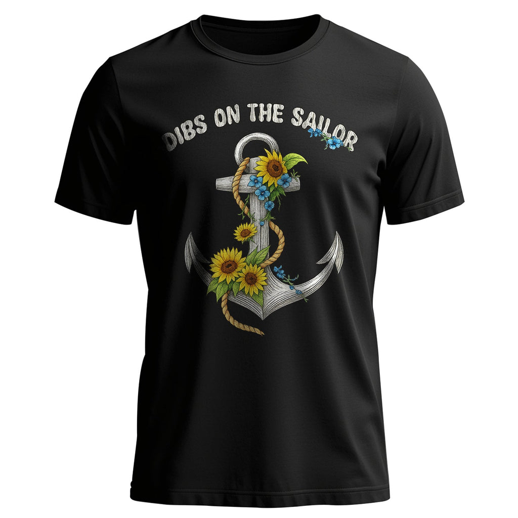 Dibs on the Sailor Sunflower Anchor US T-Shirt product image 1