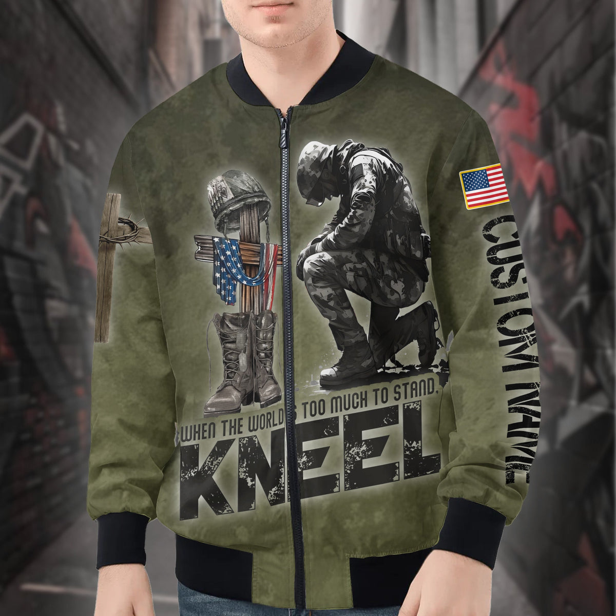 When the World Is Too Much to Stand Kneel Personalized product image 1